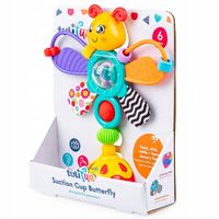 MOTYLEK Z PRZYSSAWKĄ ZABAKWA GRYZAK SZELEŚCI KORALIKI GRZECHOTKA TULIFUN