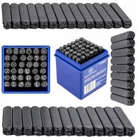 Numeratory wybijaki litery cyfry 5 mm 36 szt. do stali Falon-Tech