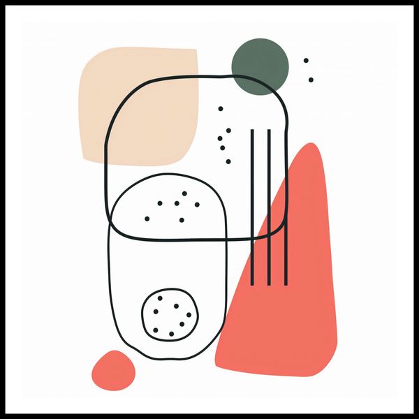 Plakat 70x70cm Przestrzenność zdjęcie 3