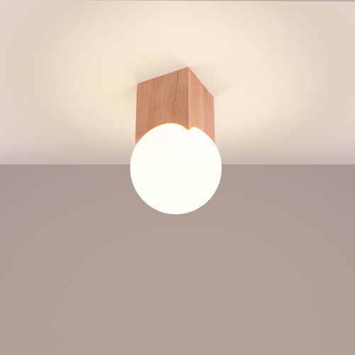 Plafon SOLIS naturalne drewno na Arena.pl