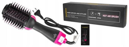 LOKÓWKO SUSZARKA PROSTOWNICA DO WŁOSÓW SZCZOTKA4w1 na Arena.pl