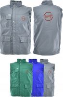 ODZIEŻ firmowa Z WŁASNYM HAFTEM Kamizelka ocieplana Z TWOIM LOGO 5 szt.