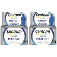 Multiwitamina dla mężczyzn Centrum Man 50+ Silver minerały 30 tabletek