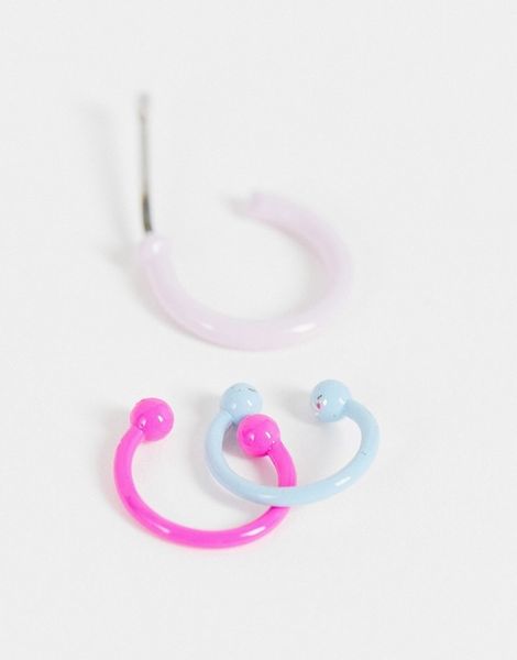 Accessorize Zestaw 5 kolczyków nausznic zdjęcie 4