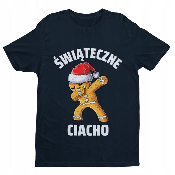 ŚWIĄTECZNE CIACHO MĘSKA KOSZULKA ŚWIĄTECZNA TSHIRT zdjęcie 2