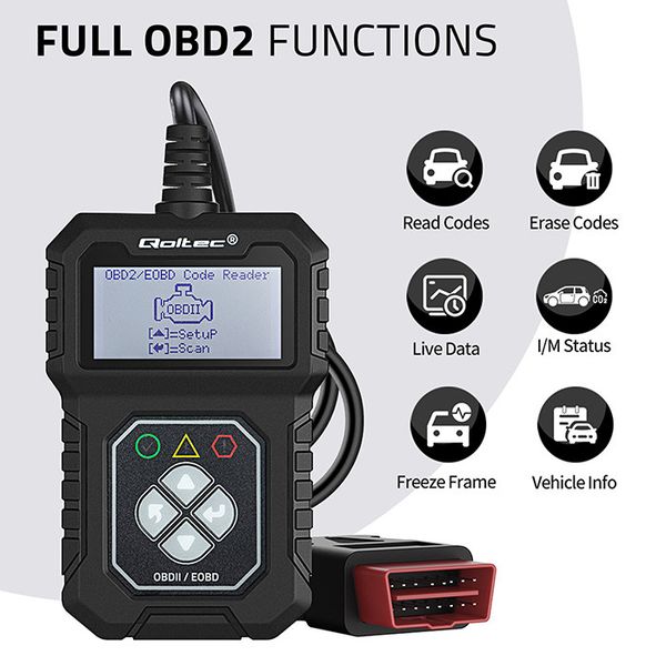 Cyfrowy Tester diagnostyczny Interfejs ProLine OBDII EOBD PL MENU  8V–25V zdjęcie 3
