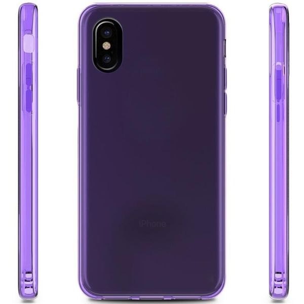 Zizo TPU Cover - Etui iPhone X (Purple) zdjęcie 3