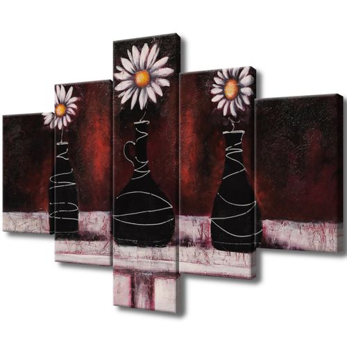 Obraz Płótno 100X70 Tercet Margaretkowy na Arena.pl