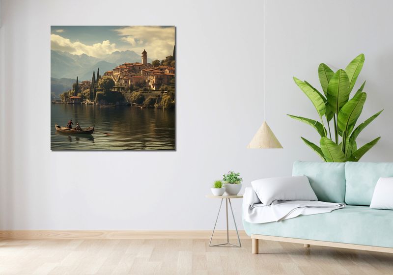 Obraz 100x100cm Spokojna Nostalgia zdjęcie 2