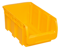 Pojemnik magazynowy żółty 345x210x150 mm
