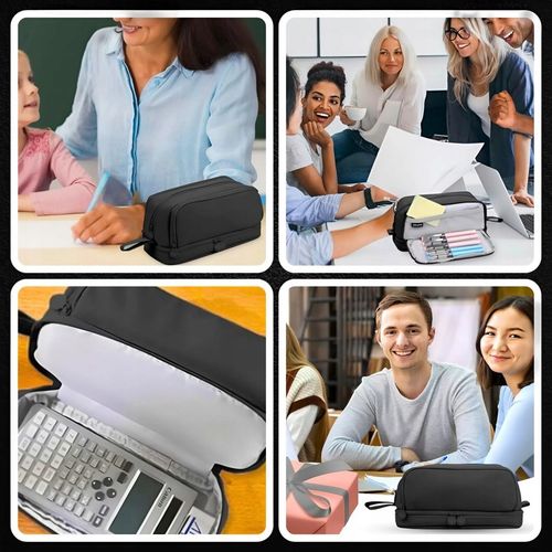 PIÓRNIK SZKOLNY TRZYKOMOROWY NA KREDKI MAZAKI PRZYBORY SASZETKA DO SZKOŁY na Arena.pl