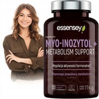 MYO-INOZYTOL Forte+ Kompleks Na Metabolizm PCOS Nerwy Hormony Wit B8 Mio