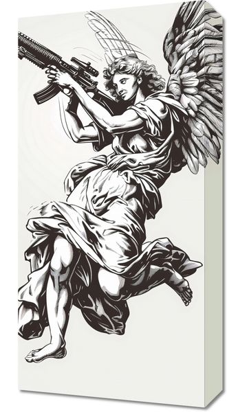 Obraz 30x60cm Anioł Wojny zdjęcie 1
