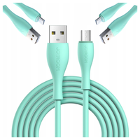 kabel joyroom bowling data cable s-2030m8 usb-a / micro usb 3a 2m - zielony