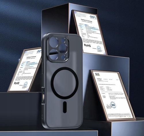 Etui do iPhone 16 PRO 5G do MagSafe WZMACNIANE 360° MATT CASE + 2x SZKŁO na Arena.pl