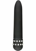 toyjoy diamond superbe vibrator klasyczny model z kryształkami, srebrny