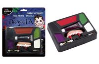 farby do twarzy zestaw dracula halloween kidea fdtzdka