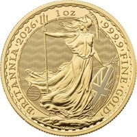 Britannia 1 uncja Złota 2026