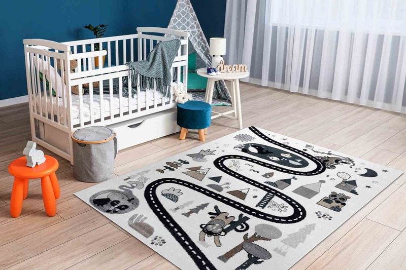 RUG/LU/BEO/ROUTE/CREAM/160x220 zdjęcie 2