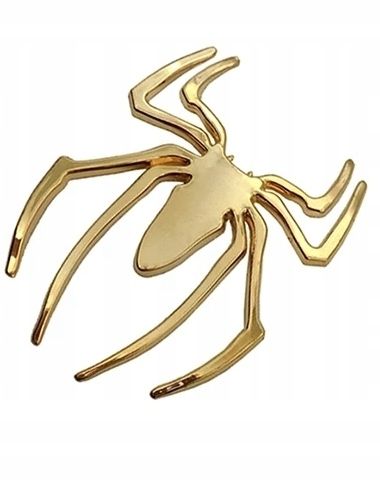 Emblemat 3D Spider Man Pająk Tuning Chrom Tuning zdjęcie 2
