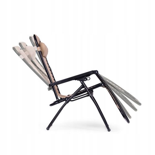 LEŻAK FOTEL OGRODOWY PLAŻOWY SKŁADANY REGULOWANY ZERO GRAVITY WODOODPORNY na Arena.pl