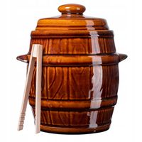 Kadax Beczka do Kiszenia Ze SzczyPCami Garnek 3,5L