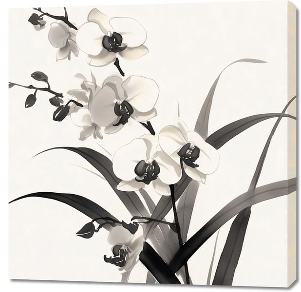 Obraz 90x90cm Orchidea zdjęcie 1