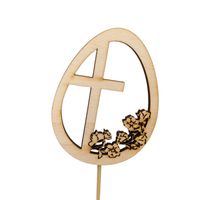 Topper pik "pisanka krzyż"