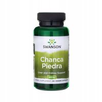 Suplement Diety Chanca Piedra Swanson 500mg 60 kaps Wsparcie Wątroby Nerek