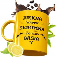 Złoty Kubek Premium Dla Basi Na Urodziny Na Prezent Z Nadrukiem Z Nadrukiem