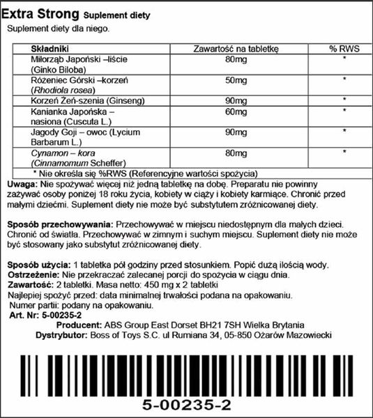 Suplement Tabletki Dla Mężczyzn Na Erekcję 2Sz zdjęcie 3