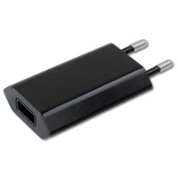 SIECIOWA ŁADOWARKA TECHLY 230V - USB 5V 1A SLIM CZARNA