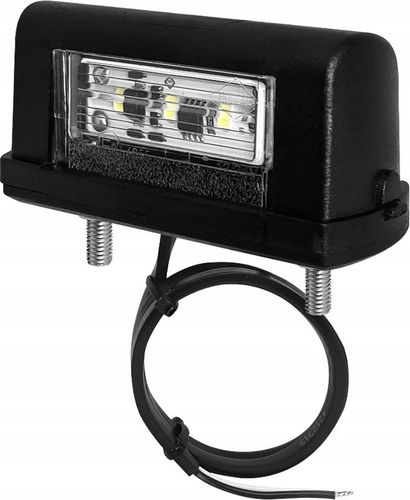 LAMPKA PODŚWIETLENIA TABLICY REJESTRACYJNEJ PRZYCZEPY 2SZT ZESTAW LEDOWA na Arena.pl