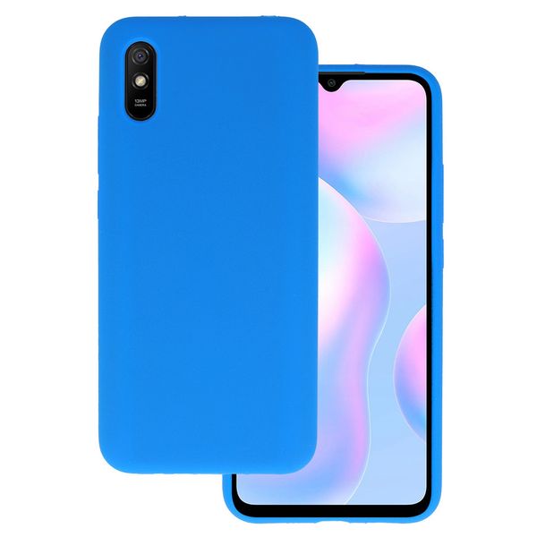 Silicone Lite Case do Xiaomi Redmi 9A niebieski zdjęcie 1