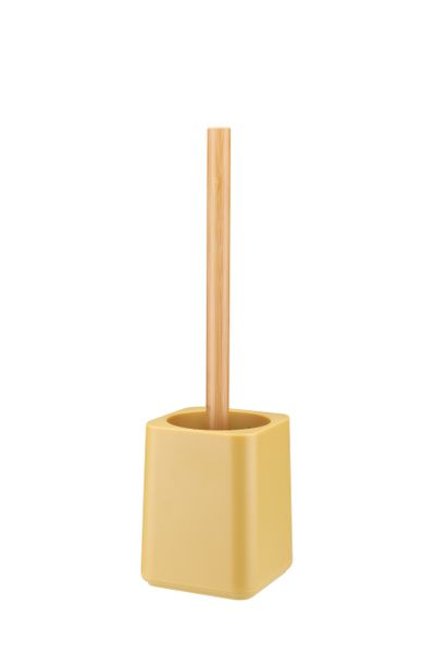 Szczotka Wc Toaletowa Do Toalety Bambus Żółta zdjęcie 1
