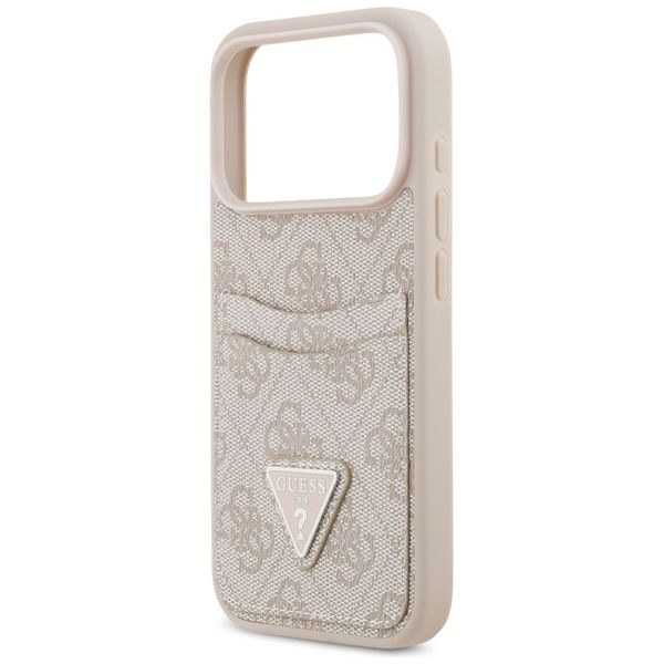 Etui Guess 4G Double Card Triangle do iPhone 17 Pro różowy zdjęcie 6