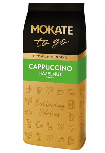 Kawa Cappuccino Instant Vending Orzech Laskowy Duże Opakowanie 1KG MOKATE na Arena.pl