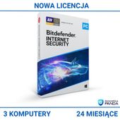Bitdefender Internet Security 3PC / 2 Lata