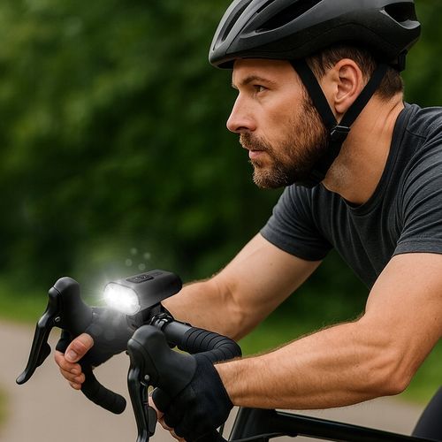 Mocna Lampka ROWEROWA Światło LED przód tył latarka 2600mAh ROWER ZESTAW na Arena.pl