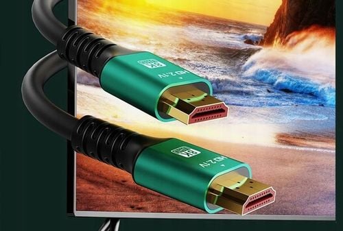 Kabel PRZEWÓD ZŁĄCZE ULTRA HIGH SPEED 2.1 UHD 8K 4K 10 m POZŁACANY na Arena.pl