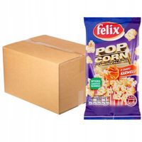 Felix Popcorn do mikrofalówki o smaku karmelu 90 g x 24 sztuk