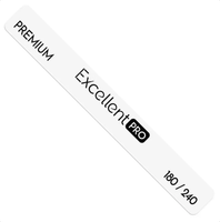 Polerka do paznokci prosta premium 180/240 10 sztuk Excellent Pro