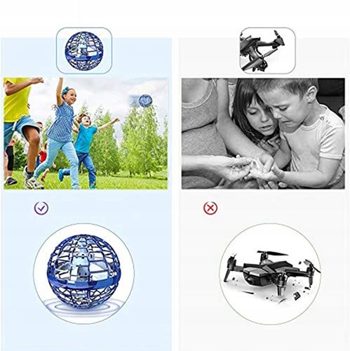 LATAJĄCA PIŁKA LATAJĄCA BOOMERANG SPINNER KULA STEROWANY RĘKĄ LED na Arena.pl