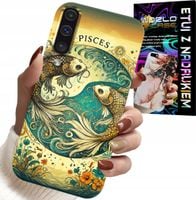 ETUI DO SAMSUNG A50 / A30S - ZNAK ZODIAKU, RYBA ASTRONOMIA + FOLIA