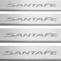 Listwa progowa HYUNDAI SANTA FE MK3 Stal nierdzewna 304 mat 4szt