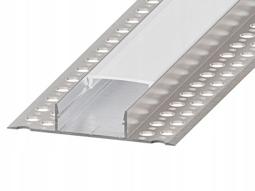 Profil LED Aluminiowy Do Płyt GK Gipsowych Wpuszczany Regips 2m na Arena.pl