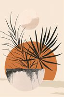 Plakat 20x30cm Palmowy Zachód