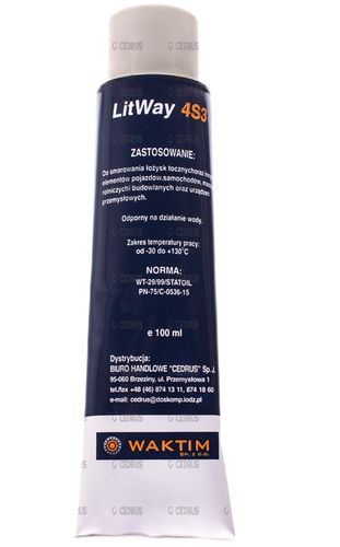 STATOIL LITWAY ŁT 4S3 SMAR LITOWY ŁOŻYSKOWY DO SMAROWANIA ŁOŻYSK I PROWADNIC , PILAREK , KOS STATOIL LITWAY ŁT 4S3 TUBA - EWIMAX - OFICJALNY DYSTRYBUTOR - AUTORYZOWANY DEALER CEDRUS na Arena.pl