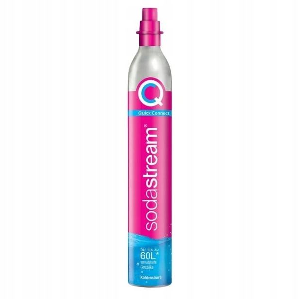SodaStream nabój CO2 Quick Connect cylinder różowy zdjęcie 1