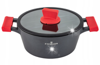 GARNEK ZWIEGER OBSIDIAN 24CM POKRYWA INDUKCJA
